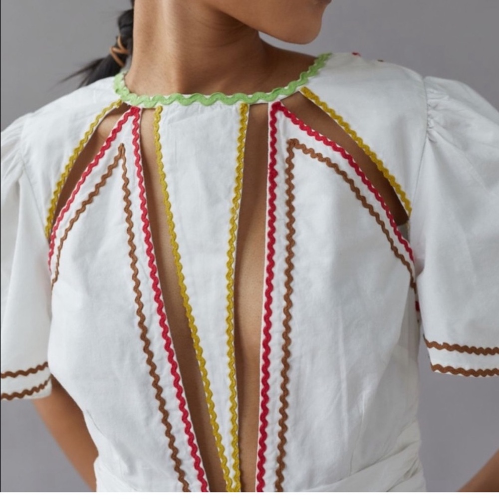 Women’s White Cutout dress small